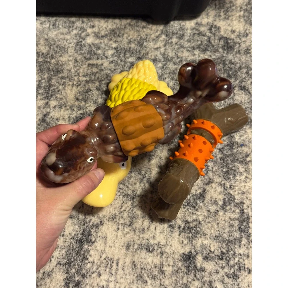 Dog Chew Toys Bundle 3pc Durable Chewers